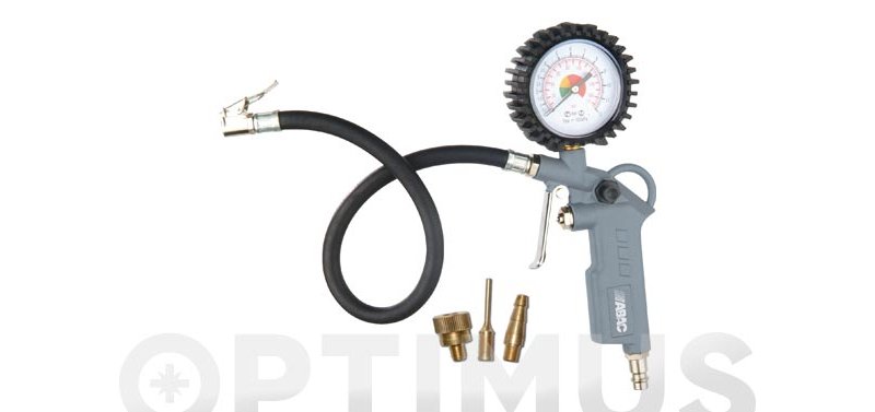 INFLATION GUN WITH PRESSURE GAUGE
