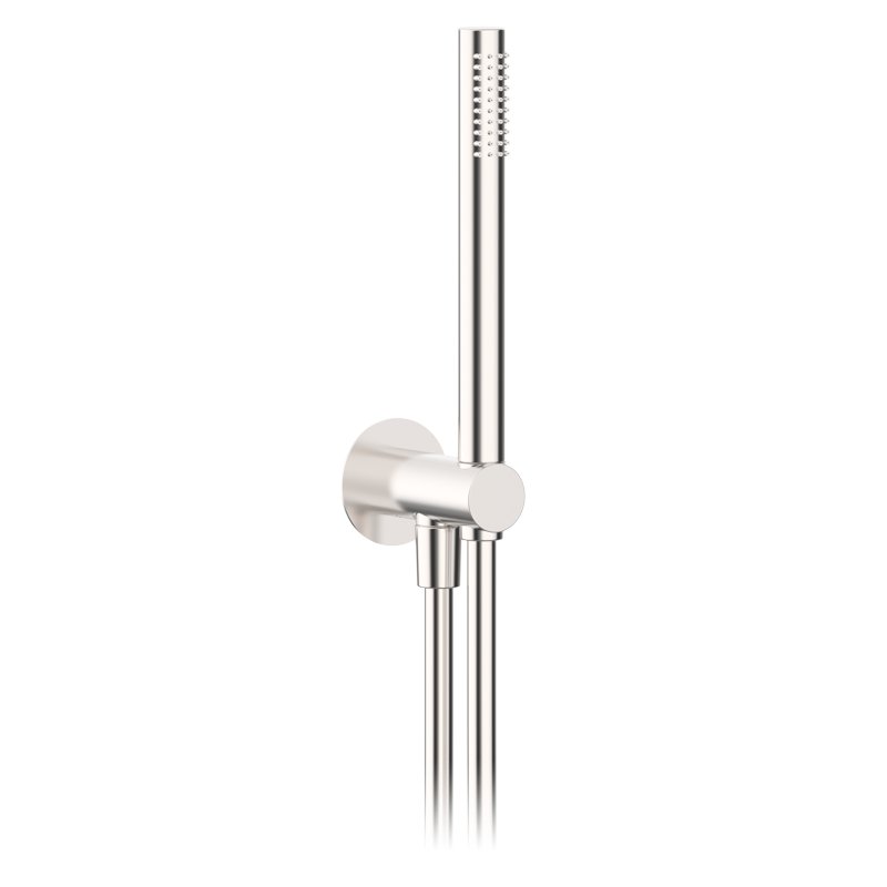 LUX CYLINDRICAL SHOWER SUPPORT KIT + ETERNICE STEEL TUBE HANDLE