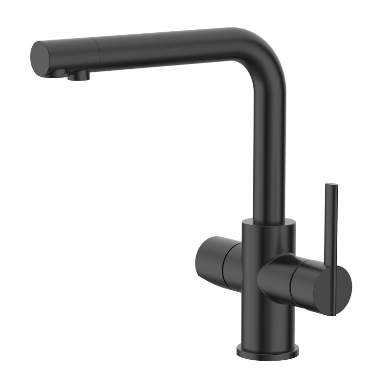 KASVI SINGLE LEVER SINK 3 WAY METAL BLACK ETERNICE