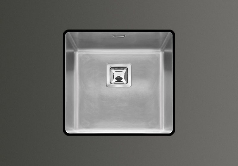 BMR VINTAGE-4040 1-CLASS STAINLESS STEEL SINK WITH COUNTERTOP