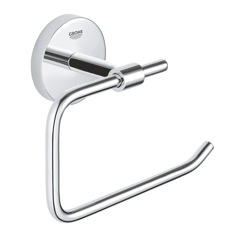BAUCOSMOPOLITAN WALL MOUNTED TOILET ROLL HOLDER WITHOUT CHROME LID