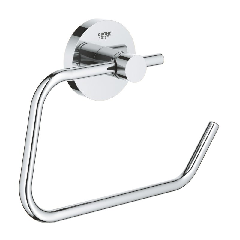 ESSENTIALS TOILET ROLL HOLDER WITHOUT LID CHROME