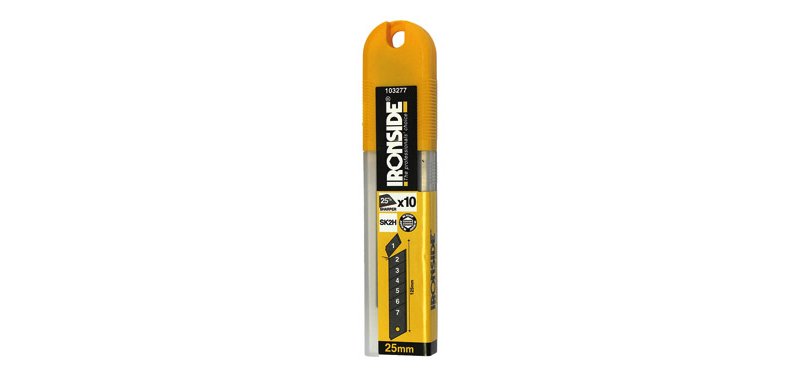 25MM SK2H CUTTER BLADE PACK OF 10 PIECES