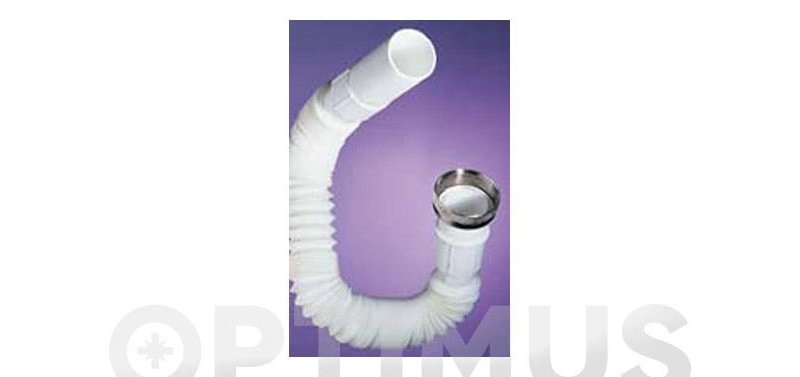 EXTENSIBLE SIPHON SLEEVE 30 TO 80 CM PLAST FITTING 40- 1"1/2