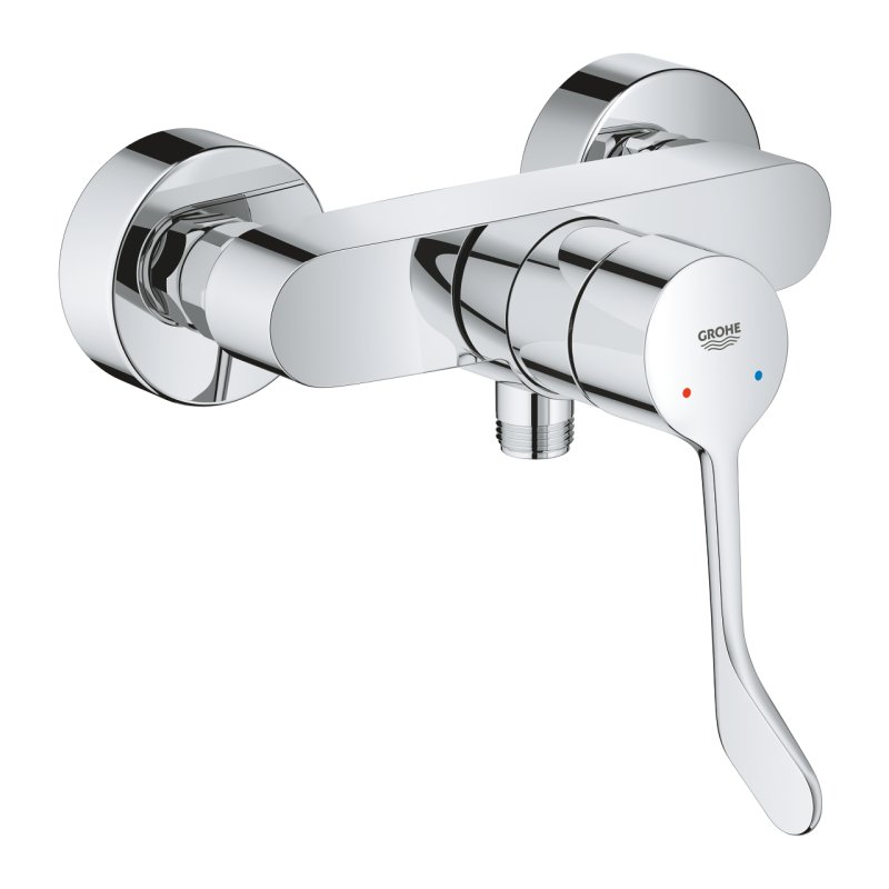 EUROSMART CARE SINGLE LEVER SHOWER 1/2" ERGONOMIC CHROME LEVER