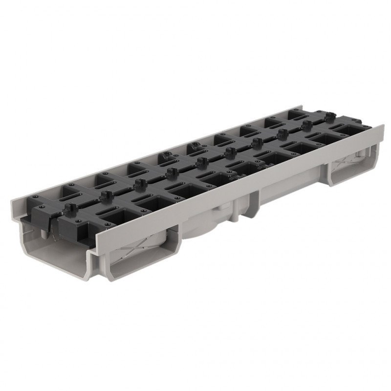 CANAL PVC 0,5m 500x130x60 A-15 CON REJILLA OCULTA