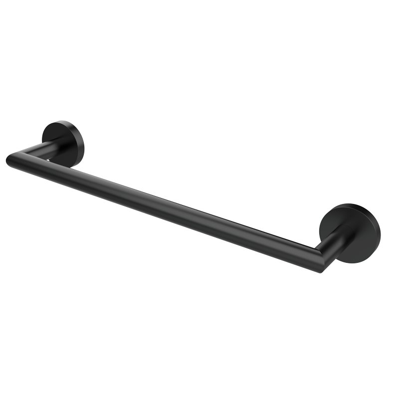 TOWEL RAIL BAR 35cm METAL BLACK ETERNICE