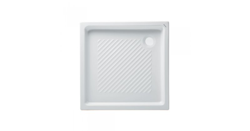 PLATO DUCHA PORCELANA MORAIRA 75x75 BLANCO