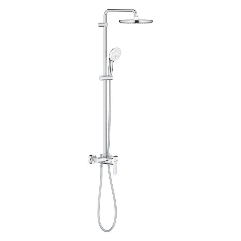 TEMPESTA SYSTEM 250 SHOWER SET WITH CHROME SINGLE LEVER