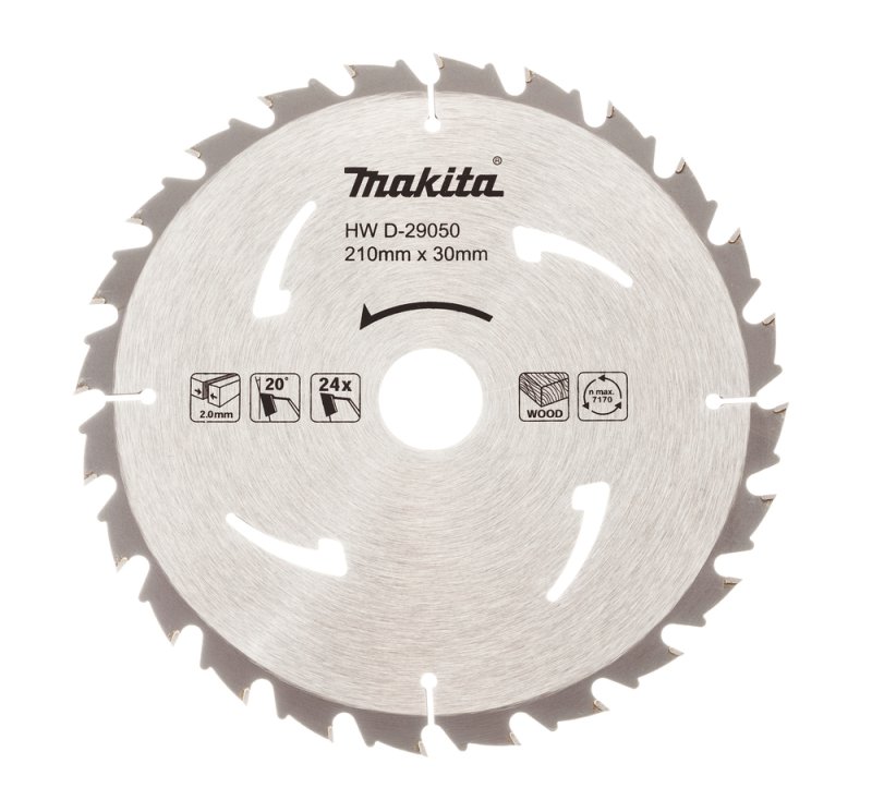 STANDARD T.C.T. CIRCULAR SAW DISC 210x30mm 24D
