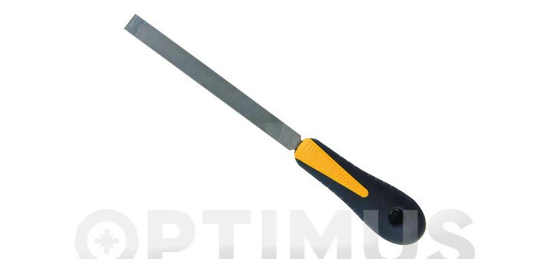 LIMA PLANA BASTA MANGO BIMATERIAL 200MM
