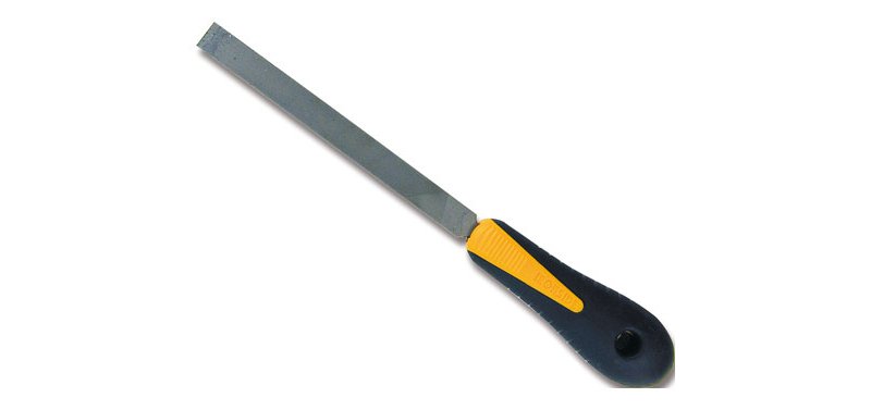 LIMA PLANA ENTREFINA MANGO BIMATERIAL 200MM
