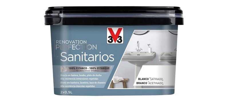 RENOVATION PERFECTION SANITARY PAINT 2x500ML WHITE