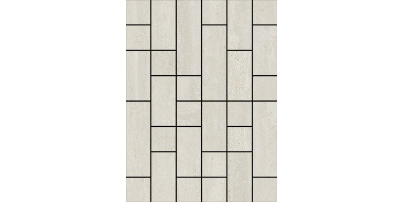 NATURAL WHITE CHARONNE MOSAIC 29.3x39.1