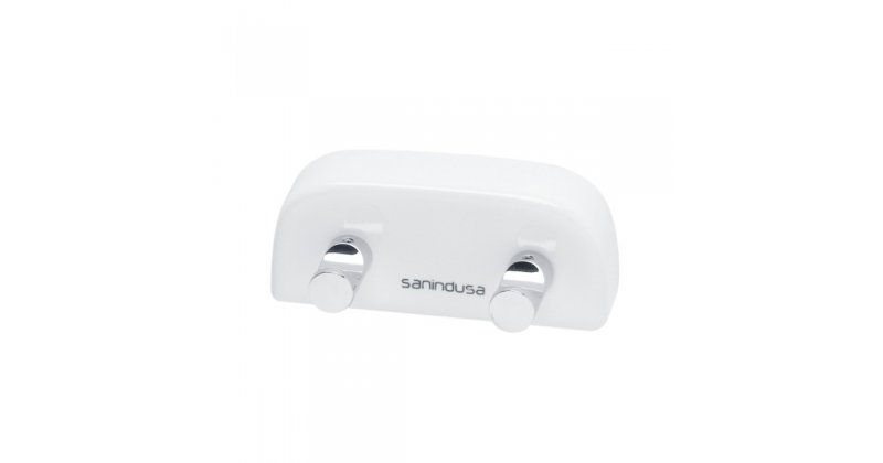 PERCHA VINTAGE CERAMICA BLANCO