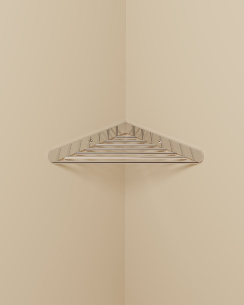 ARCHITECT INOX BRILLO JABONERA DUCHA RINCON 18x18x2.5