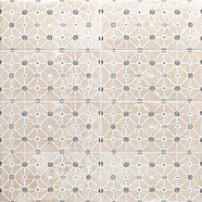 DECOR ARGILE WHITE C2 15x30