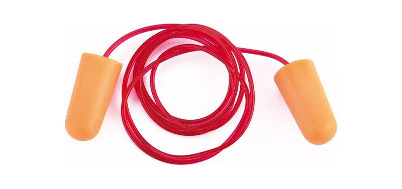 TAPON AUDITIVO DESECHABLE CON CORDON SNR 37DB