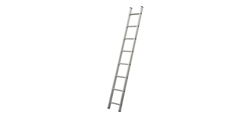 PROFESSIONAL FIXED ALUMINUM LADDER 14 STEPS