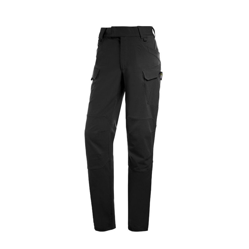 PANTALON WORKFIT LARGO STRETCH-FLEX NEGRO T-L 