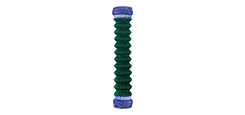 PLASTIFIED SINGLE TORSION MESH LIGHT 50MM 1x25 M GREEN