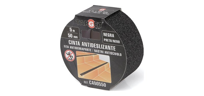 CINTA ANTIDESLIZANTE 5Mx50MM NEGRO