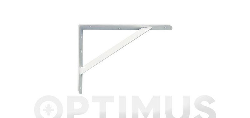 ESCUADRA SOPORTE REFORZADA MODELO 9 BLANCO 300x225MM