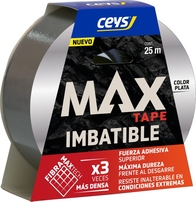 CEYS MAX TAPE PLATA 25Mx48MM