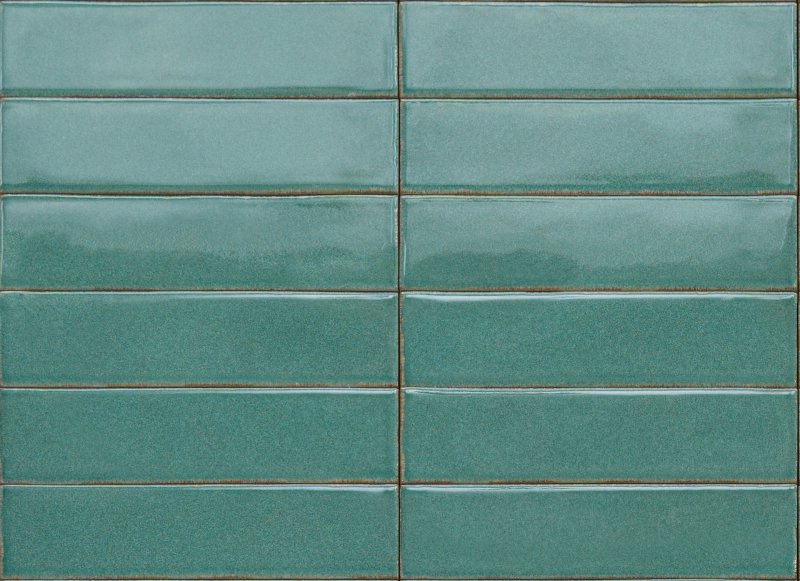 MID TURCHESE GLOSSY 6x24