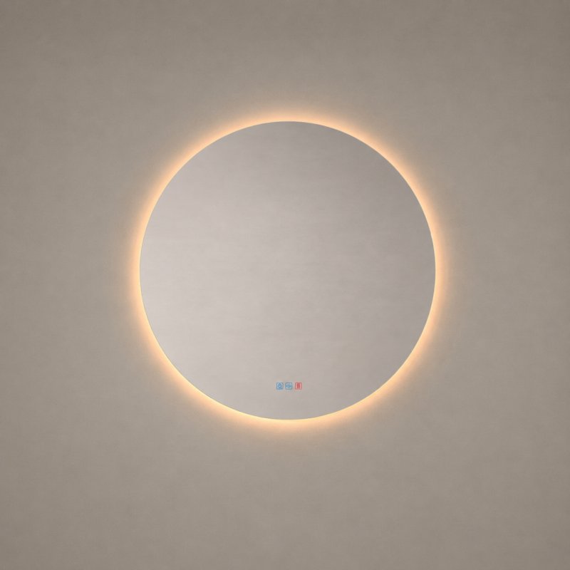 VENETO MIRROR 100Ø LED 83W LIGHT Tº SELECTOR POLISHED EDGE