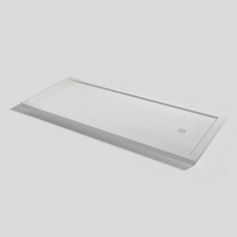 SHOWER TRAY RESIN ARQ ZERO MOTHER OF PEARL 157x67