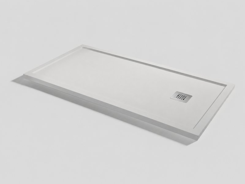 SHOWER TRAY RESIN ARQ ZERO NACAR 160x75