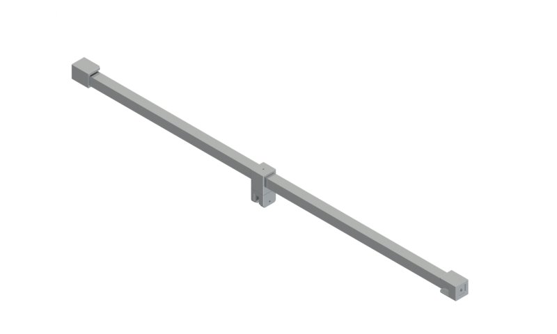 MULTI-POSITION WALL-TO-WALL BAR 2000 CHROME