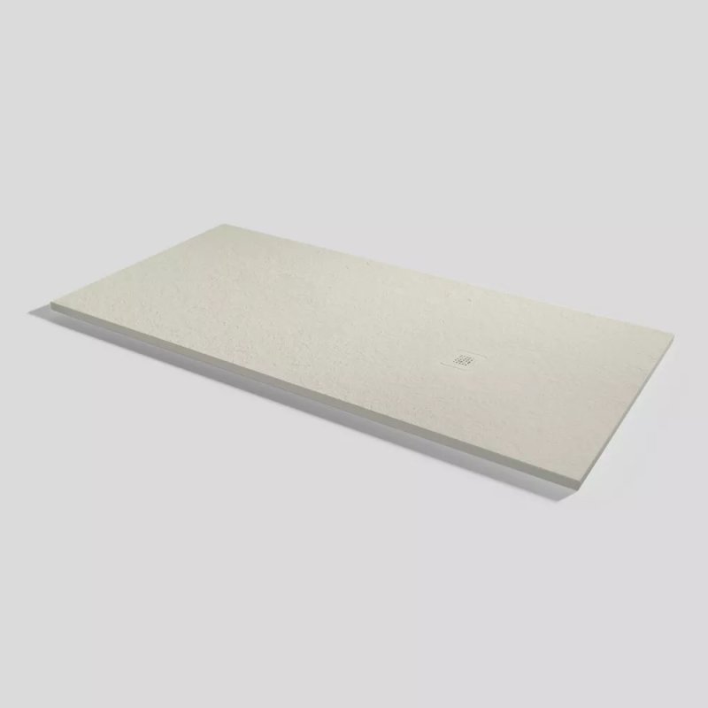 SHOWER TRAY RESIN BASE SLATE BEIGE 195x080