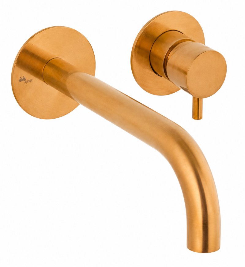SINGLE-LEVER MINI BUILT-IN BRUSHED COPPER BASIN MIXER