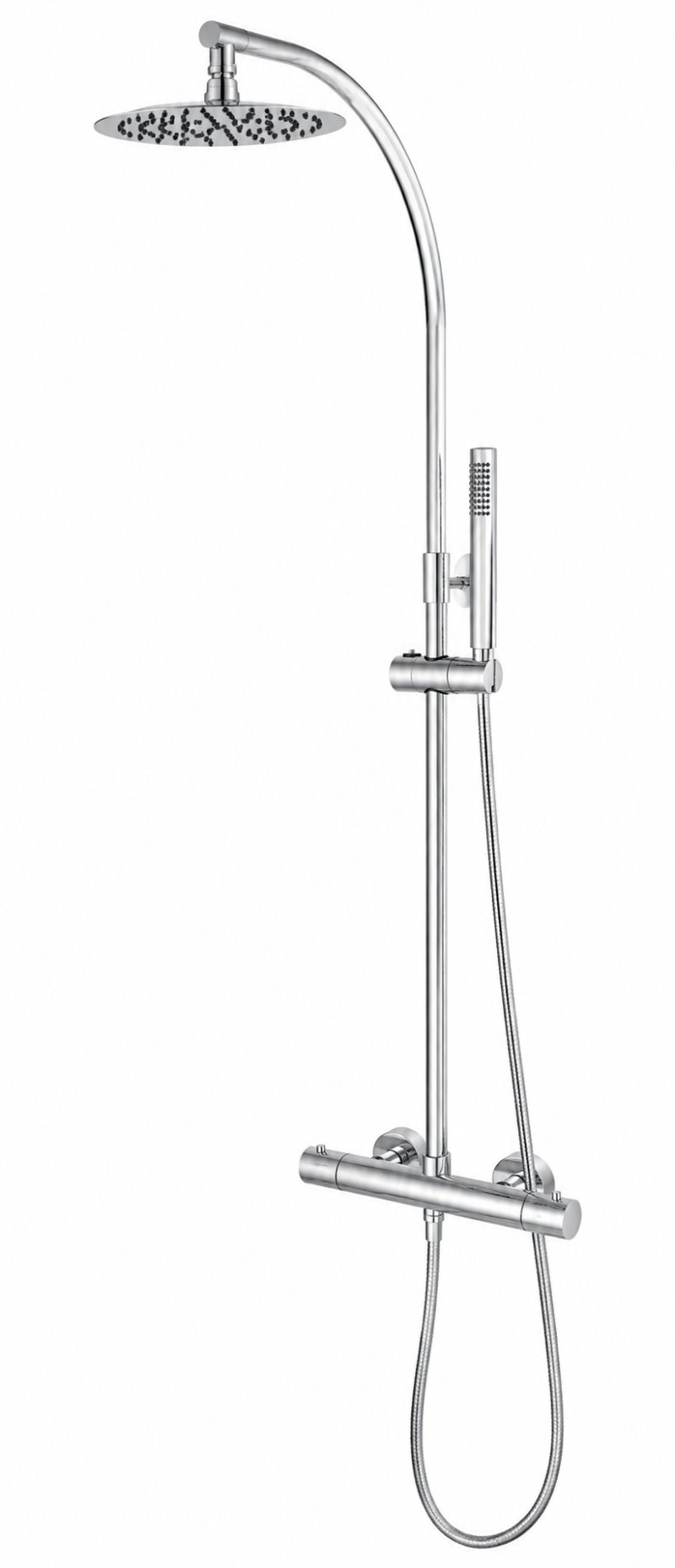 MINIMUM SHOWER SET Ø200mm CHROME