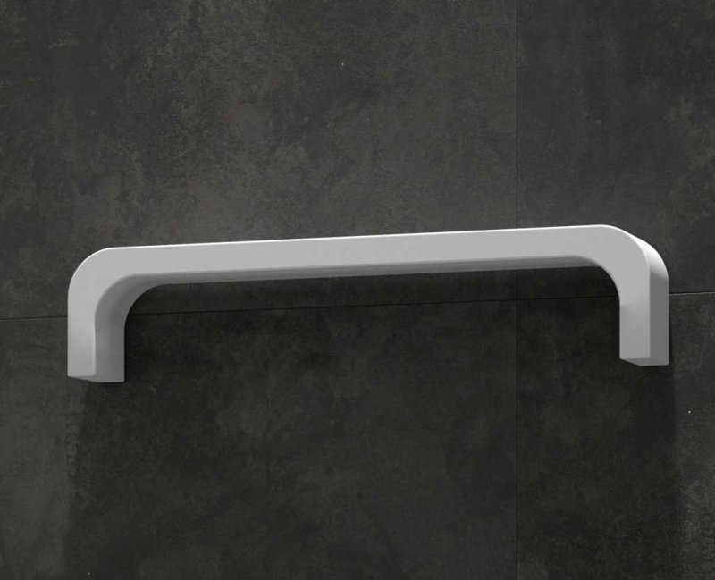 ESTANTE OHU U 60x14,8 RESINA BLANCO