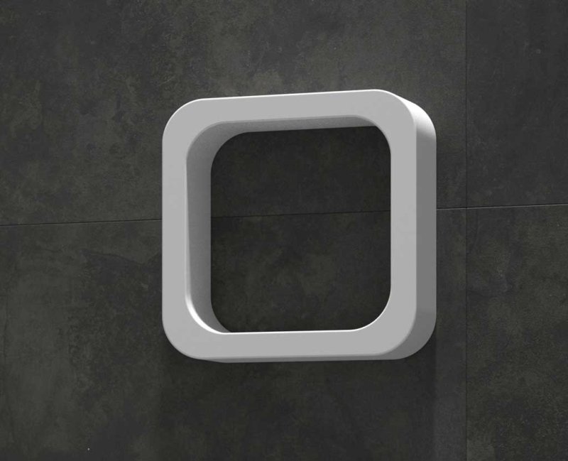 OHU O 30x30 RESIN WHITE SHELF