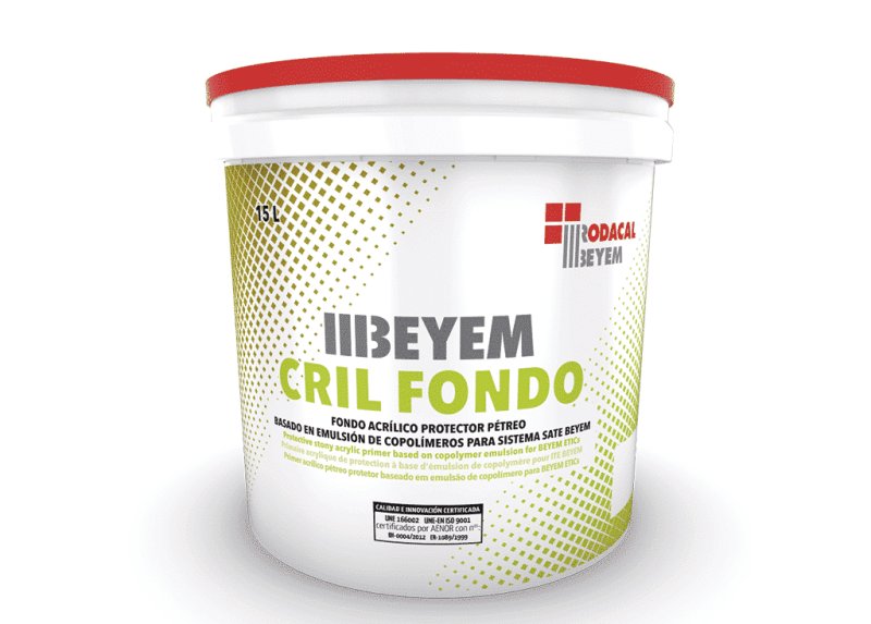 BEYEM CRIL FONDO LISO BLANCO 15L. 25kg