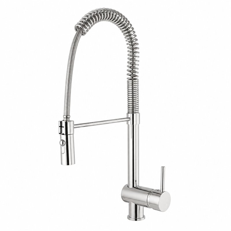 MINIMA SINGLE-LEVER SINK INDUSTRIAL SPRING SPOUT CHROME
