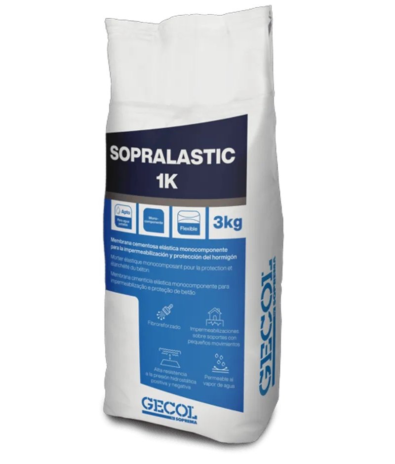 SOPRALASTIC 1 K GREY 3kg.