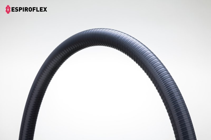 TUBERIA FLEXIBLE PVC HIDROTUBO Ø13x16 GRIS