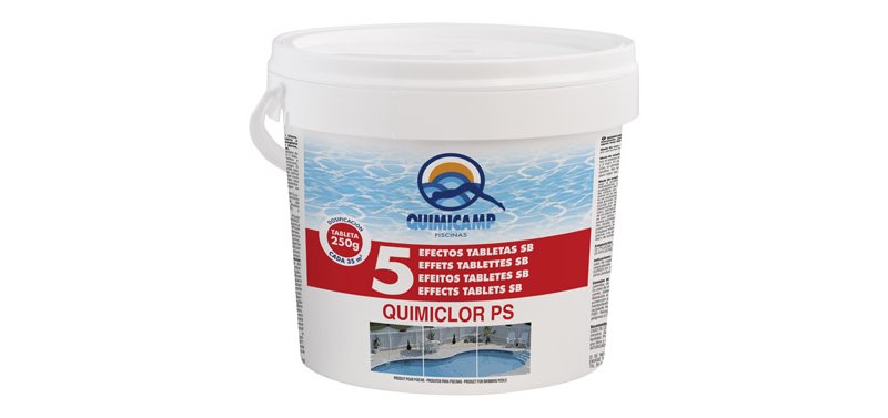 CLORO 5 ACCIONES TABLETA 250GR 10KG 