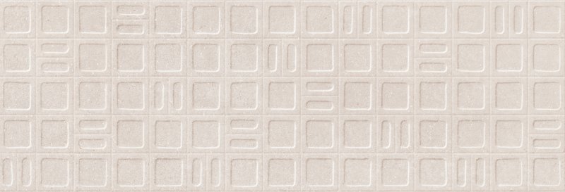 GRAVEL SQUARE CREAM MATE RECT. 40x120