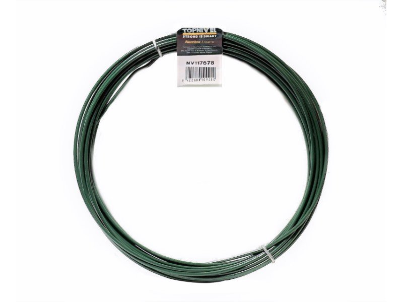Green Plastic-Coated Steel Wire 50m 1.6/2.8mm