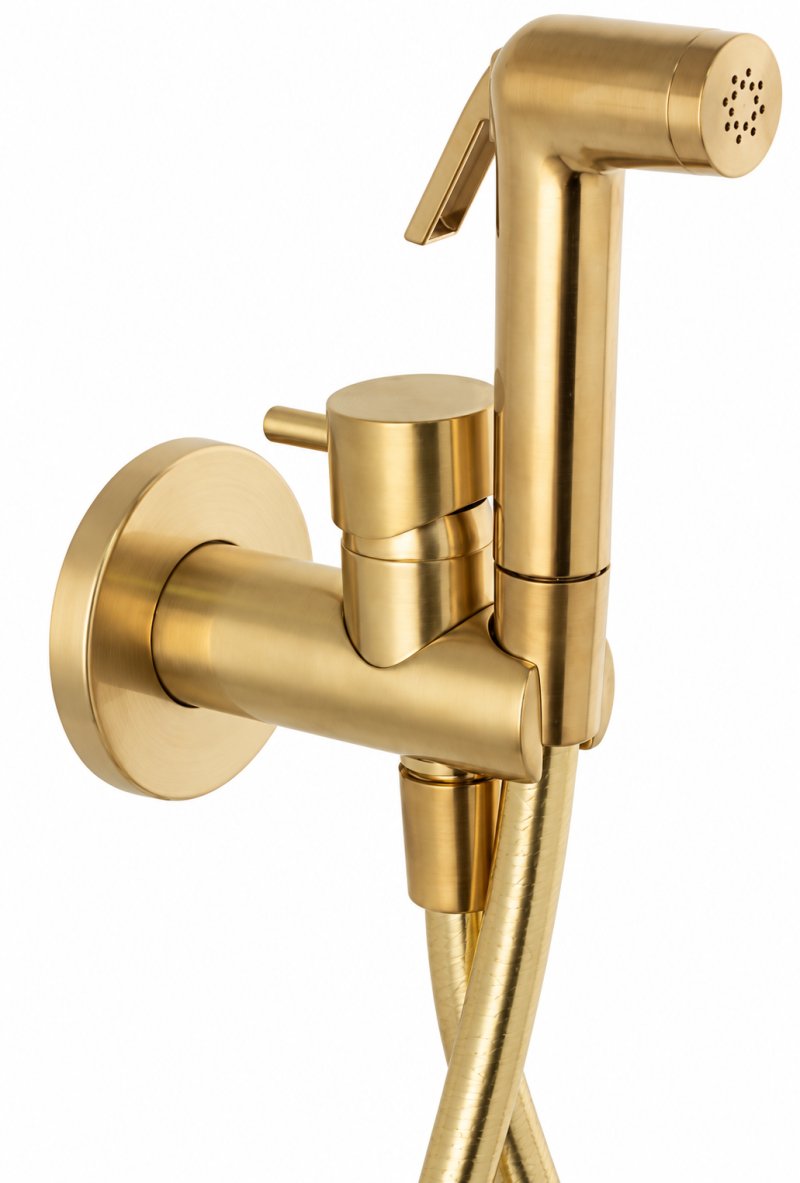 GRIFO INODORO MINIMA 1/2" ø25mm C/KIT+MANGO ABS ORO CEPILL.