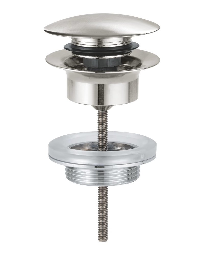 1 1/4" Push-Open Drain Valve – SuperSteel