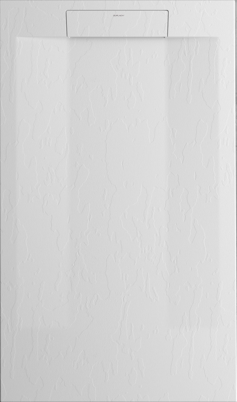 STONE ZEUS Shower Tray 170x90 White Slate Finish