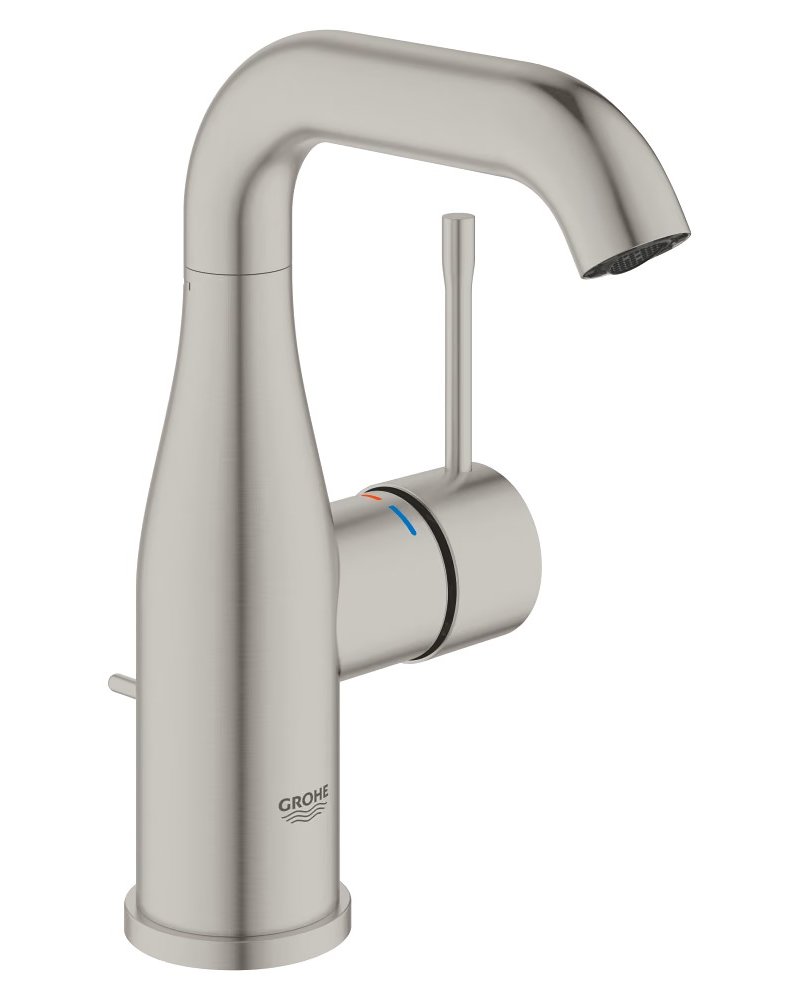 MONOMANDO ESSENCE LAVABO-M 1/2" SUPERSTEEL