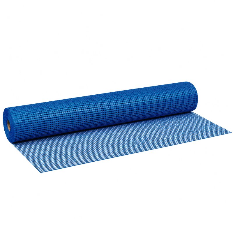 MALLA REVOCOS FIBRA VIDRIO MORTERO AZUL 10x10 50MT